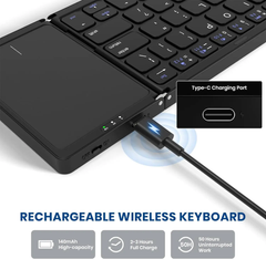 Clavier bluetooth pliable