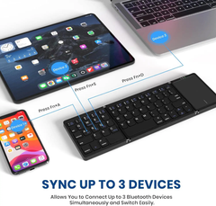 Clavier bluetooth pliable