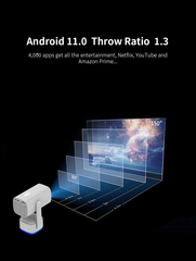 Projecteur Pro + batterie intégrée