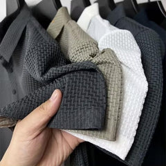 Polo slim texturé infroissable