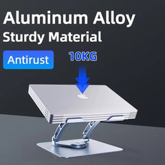 Support pour ordinateur portable avec base rotative à 360°