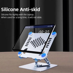 Support pour ordinateur portable avec base rotative à 360°