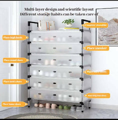 Étagère à chaussures anti-poussière