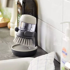 Mini Brosse vaisselle avec distributeur de savon