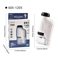 Microscope de poche portable pour enfants