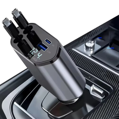 Double chargeur rétractable