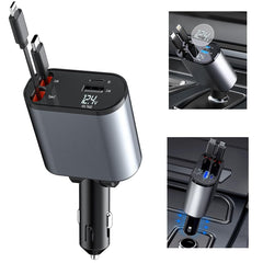 Double chargeur rétractable