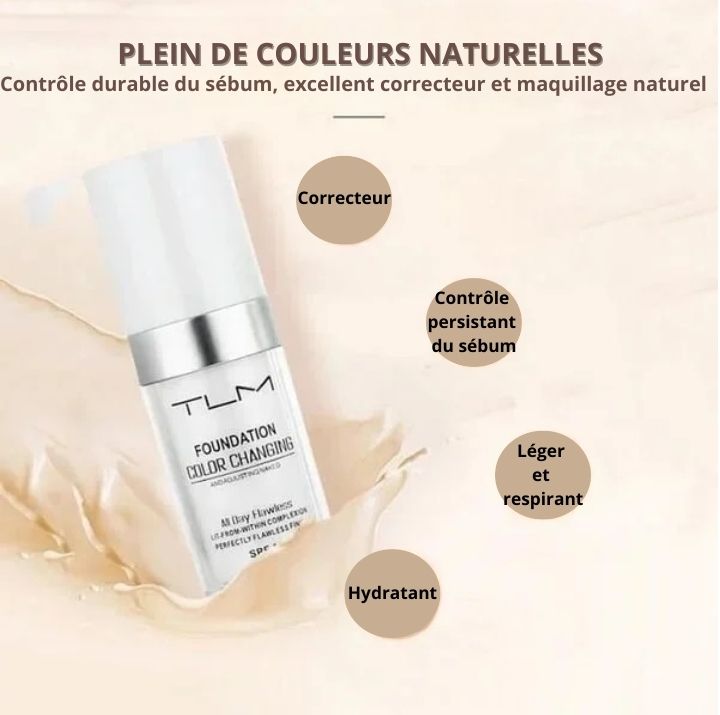 Fond de teint Peau Mûre à changement de couleur - Discoveri