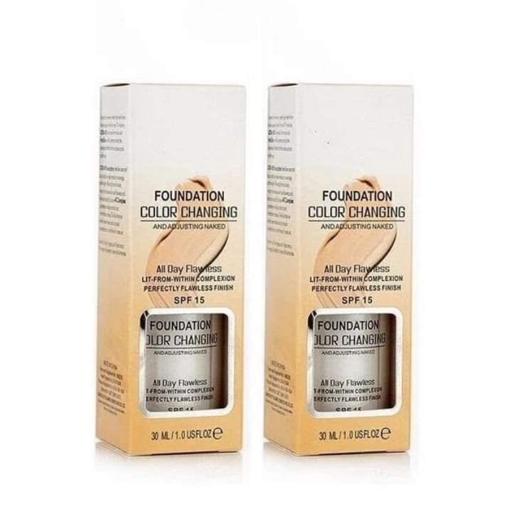 Fond de teint Peau Mûre à changement de couleur - Discoveri