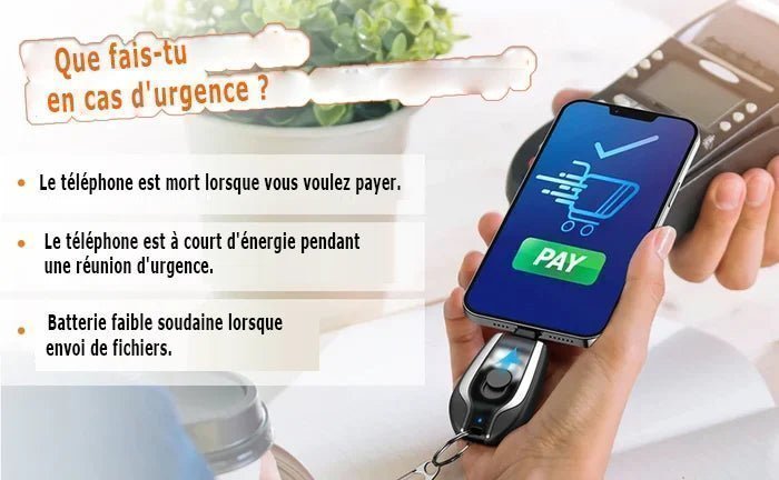 Mini Powerbank d'urgence - Discoveri