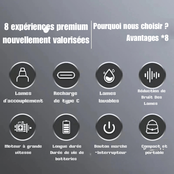 MINI TONDEUSE PORTABLE - Discoveri